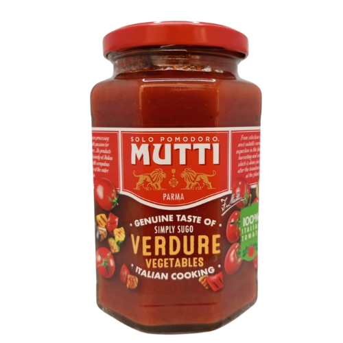 Mutti Verdure - Tomato Grilled Vegetables Sauce 400gm