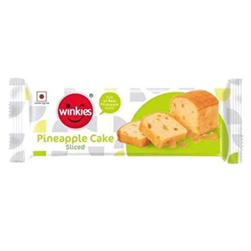 Winkies Pineapple Cake Sliced  110gm