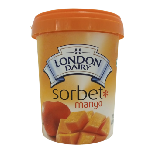 London Dairy Mango Sorbet Ice Cream 500ml