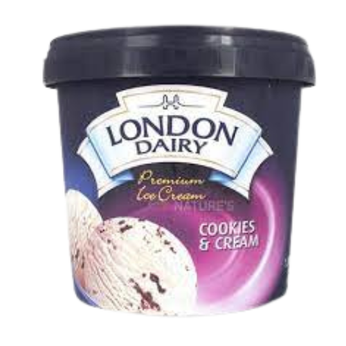 London Dairy Cookies & Cream Ice Cream 125ml