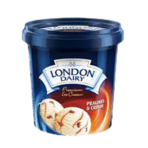 London Dairy Pralines Ice Cream 125ml