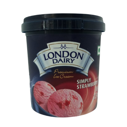 London Dairy Simply Strawberry Ice Cream 125ml