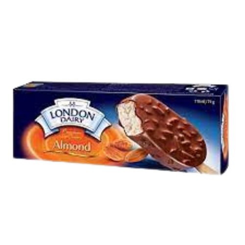 London Dairy Almond Ice Cream Stick 110ml