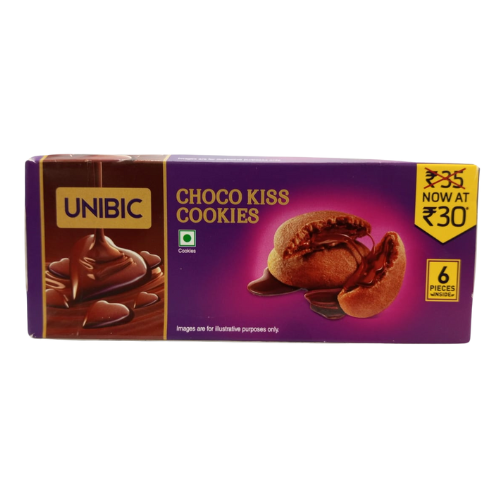 Unibic Choco Kiss Cookies 60gm