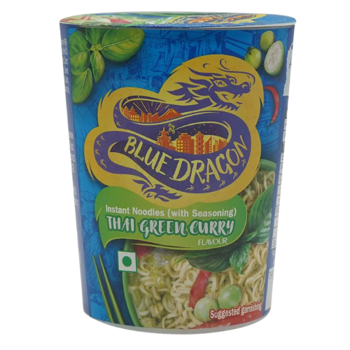 Blue Dragon Thai Green Curry Noodles Cup 63gm