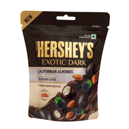 Hersheys Exotic Dark - Californian Almonds 90gm