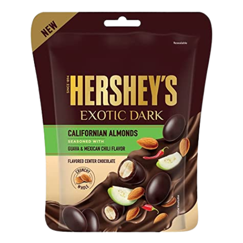 Hersheys Exotic Dark - Guava Californian Almonds 90gm