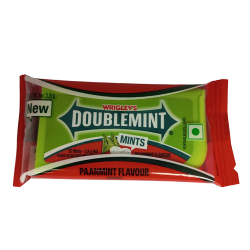 Wrigleys Doublemint - Paanmint Flavour Chewing Gum 3.8gm