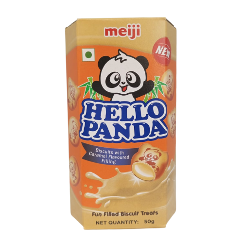 Meiji Hello Panda Caramel Biscuits 50gm