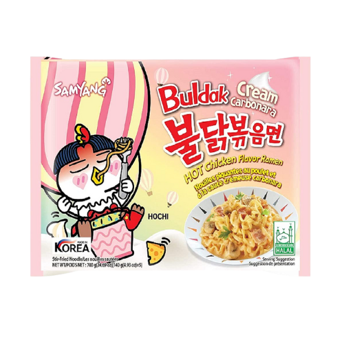 Samyang Buldak - Carbonara Hot Chicken Noodels 140gm