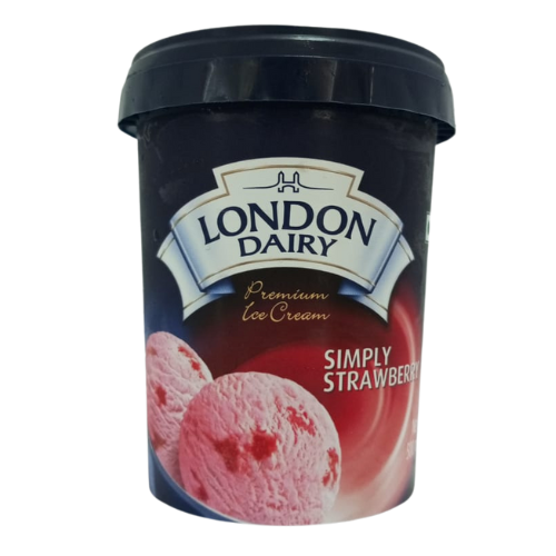 London Dairy Simply Strawberry Ice Cream 500ml