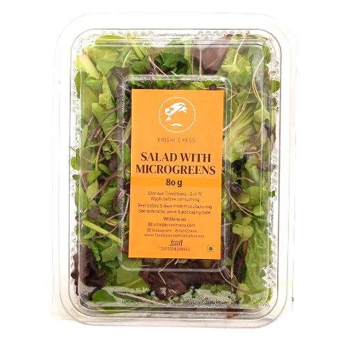 Krishi Cress - Salad Mix With Microgreen 150gm