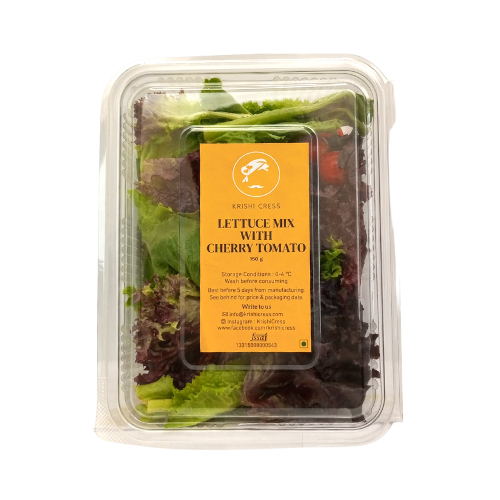 Krishi Cress - Lettuce Mix With Cherry Tomato 150gm