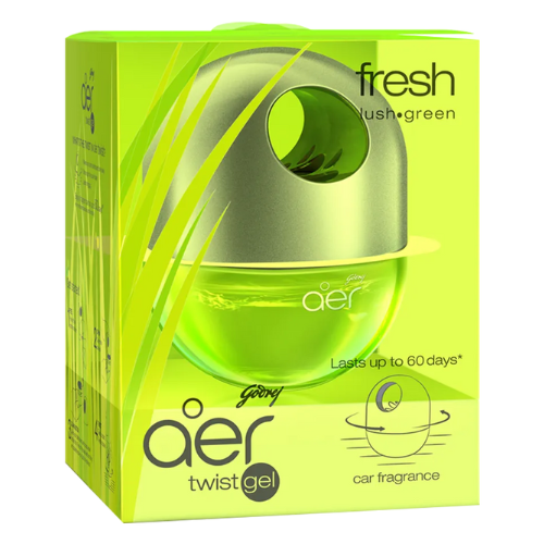 Godrej Aer - Twist Gel Car Fragrance (Fresh Lemon) 45gm