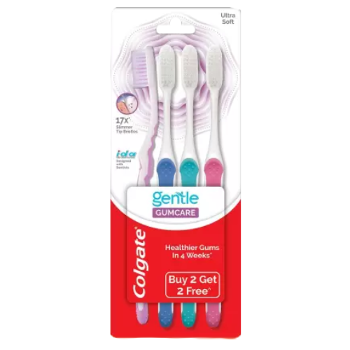 Colgate Gentle Gumcare Tooth brush (Pack of 4)