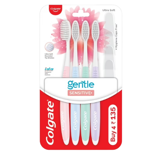 Colgate Gentle Sensitive - Tooth brush (Pack of 4)