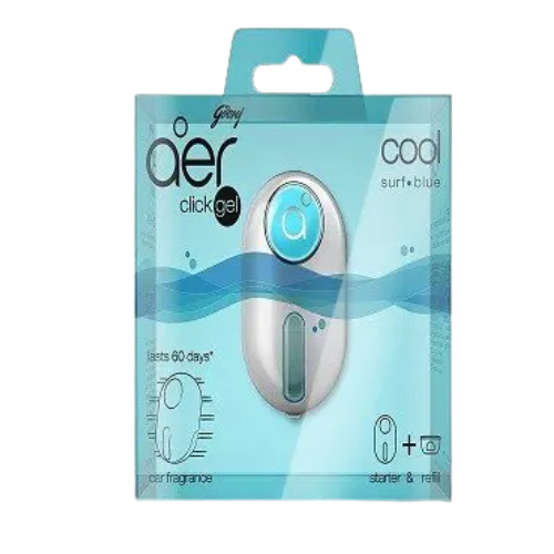 Godrej Aer - Car Fragrance (Cool Surf Blue) 10gm