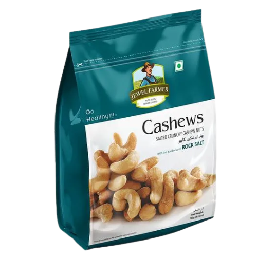 Jewel Farmer Rosted Cashew Nuts (Rock Salt) 200gm