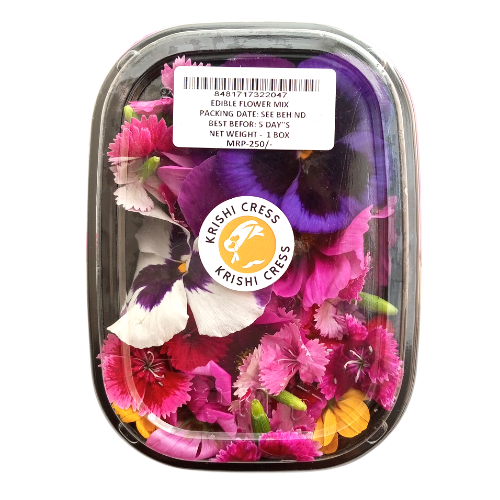 Krishi Cress - Edible Flower Mix 1boxxx