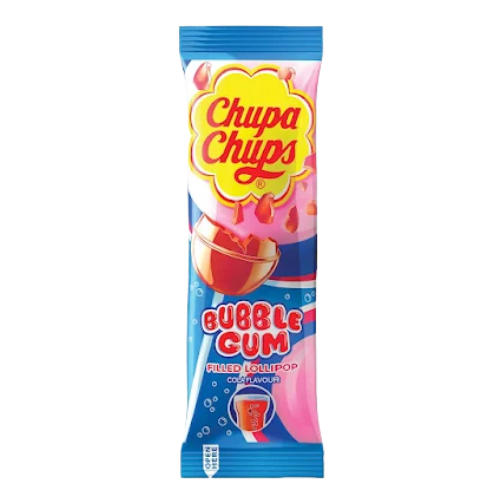 Chupa Chups Bubble Gum Cola Flavour - Lollipop 12gm