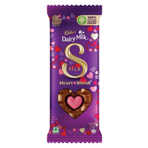 Cadbury Chocolate Silk Heart Blush 150gm