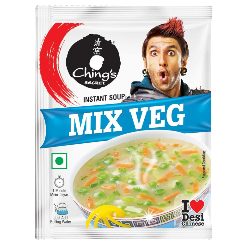 Chings Mix Veg Instant Soup 55gm