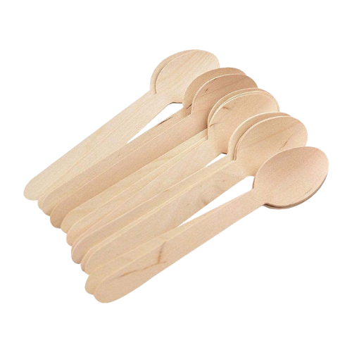 Wooden Disposable Spoon 100 U