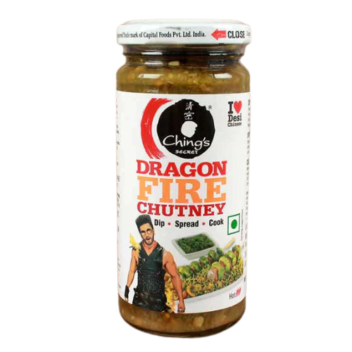 Chings Dragon Fire Chutney (Hot) 250gm