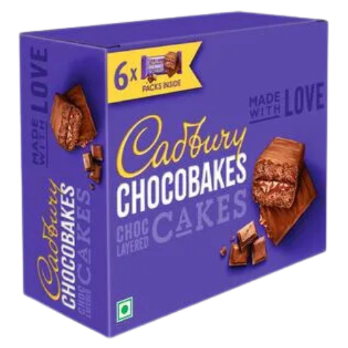 Cadbury Chocobakes - Cakes (Pack of 6) 114gm