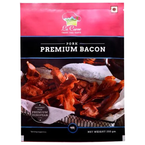 La Carne Pork Premium Bacon 250gm