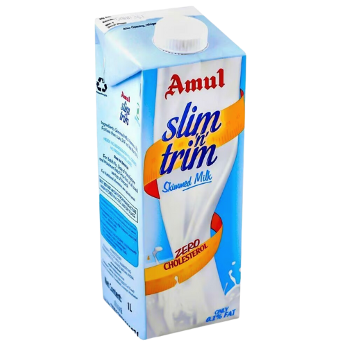 Amul Slim n Trim Milk Tetra Pack 1L