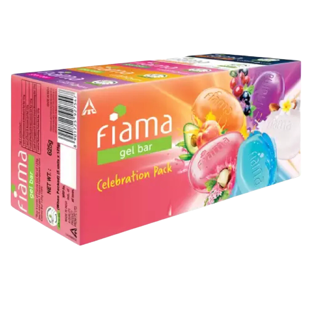 Fiama Gel Bathing Bar Celebration Pack 125g (4 +1)