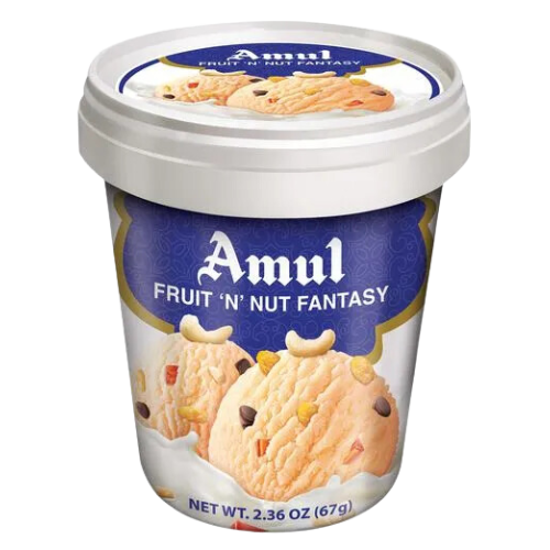 Amul Fruit & Nut Ice Cream 125ml