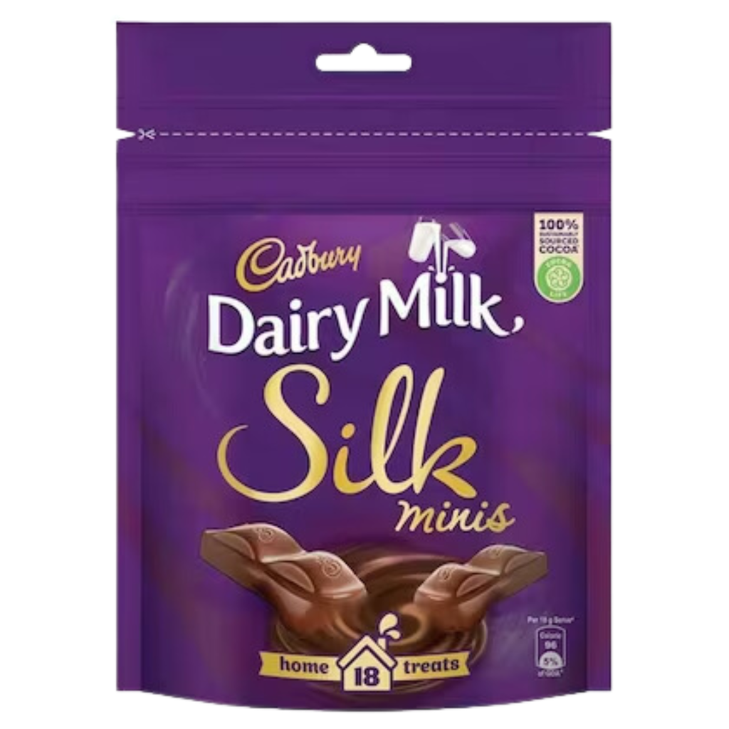 Cadbury Chocolate Silk Minis (Pouch) 153gm