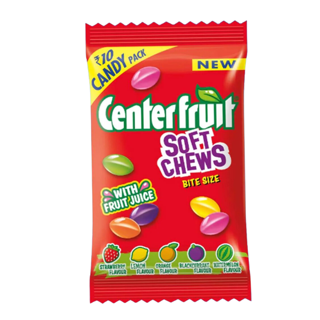 Center Fruit Soft Chews With Fruits Flavour 15.5g