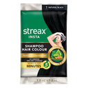 Streax Insta Shampoo Hair Colour Dark 3 Brown 18ml