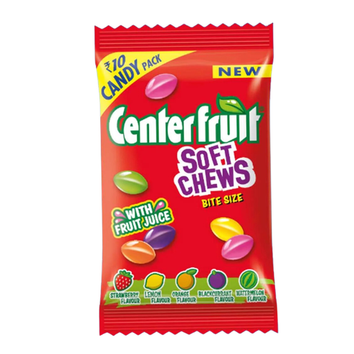 Center Fruit Soft Chews With Fruits Flavour 15.5g