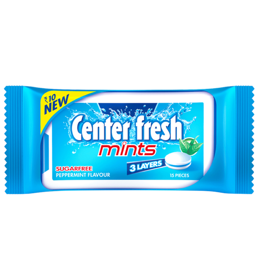 Center Fresh Mints Peppermint Flavour 4.5g