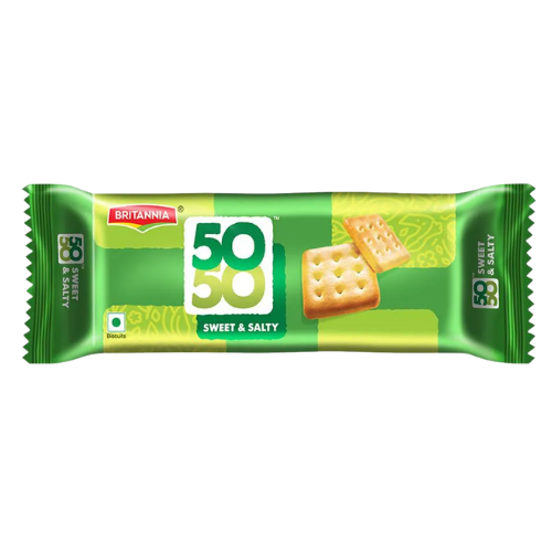 [R0137] Britannia 50-50 Sweet & Salty 82 gm