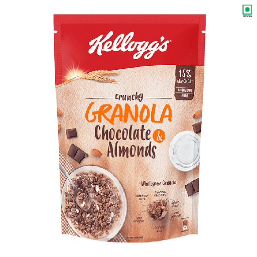 [R0277] Kelloggs Granola Honey Almond Strawberry & Pumpkin seeds 450gm