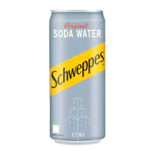 [R0392] Schweppes Soda Water Can 300ml