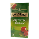 Twinings Green Tea Cranberry 25b 50g