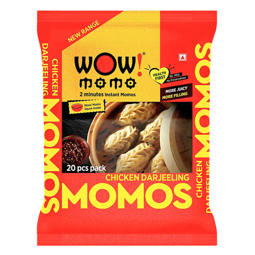 Wow Momos Chicken Darjeeling (Frozen) 10Pcs