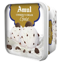 Amul Cookies N Cream Gold Ice Cream Tub 553gm