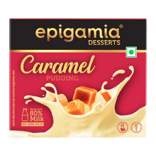 Epigamia Desserts Caramel Pudding 70gm