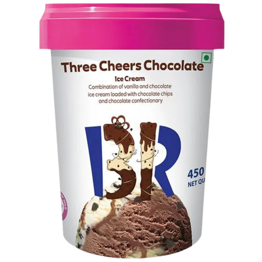 BR Three Cheers Chocolate Ice Cream Cup 450ml