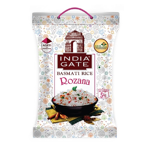 [R1178] India Gate Feast Rozana Basmati Rice 5 kg