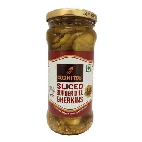 [R1388] Cornitos Sliced Gherkins 180gm