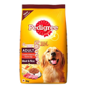 Pedigree Dry Dog Food - Meat & Rice, For Adult Dogs 3kg