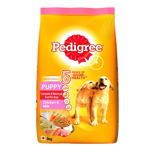 [R1706] Pedigree Dry Dog Food - Chicken & Milk For Puppy 3kg